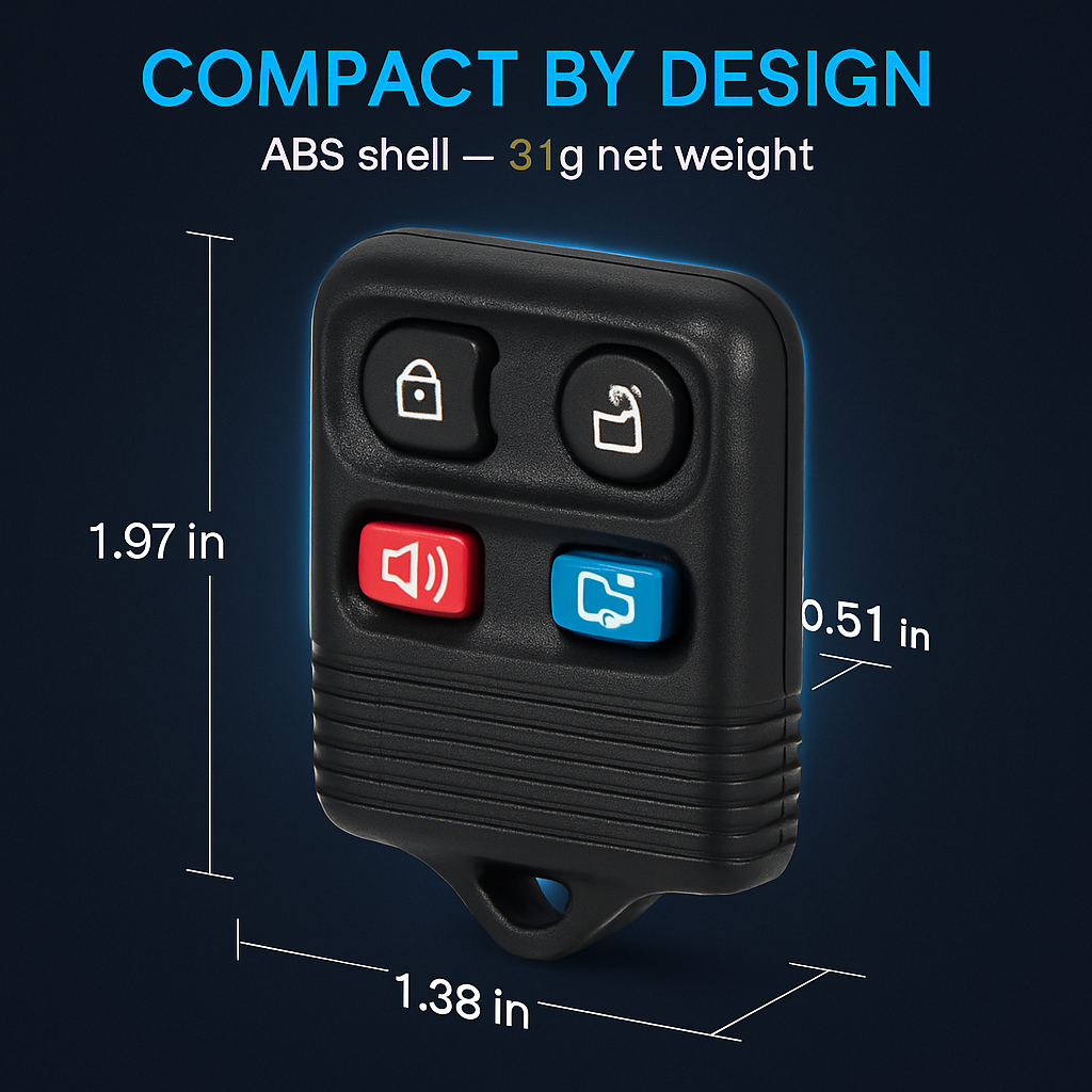 Keyless Entry Car Key Remote Fob Case for Ford Escape