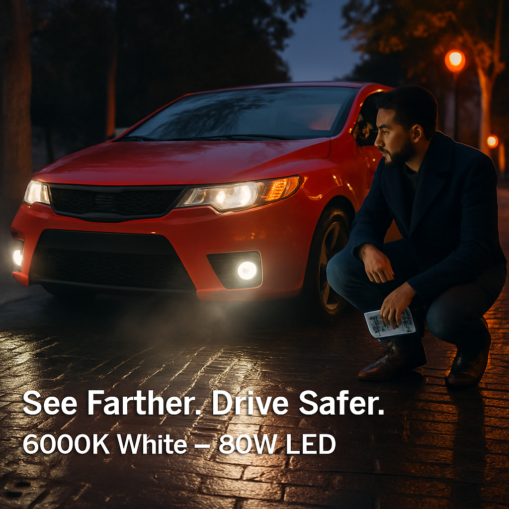 Fog Light Bulbs - Bright Replacement for Vehicles