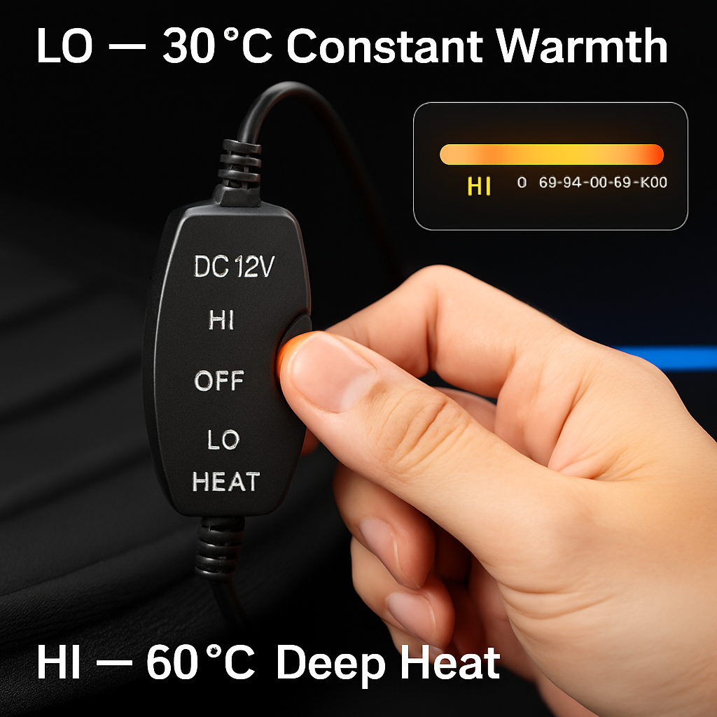 Heated Car Seat Cushion for Comfort and Warmth