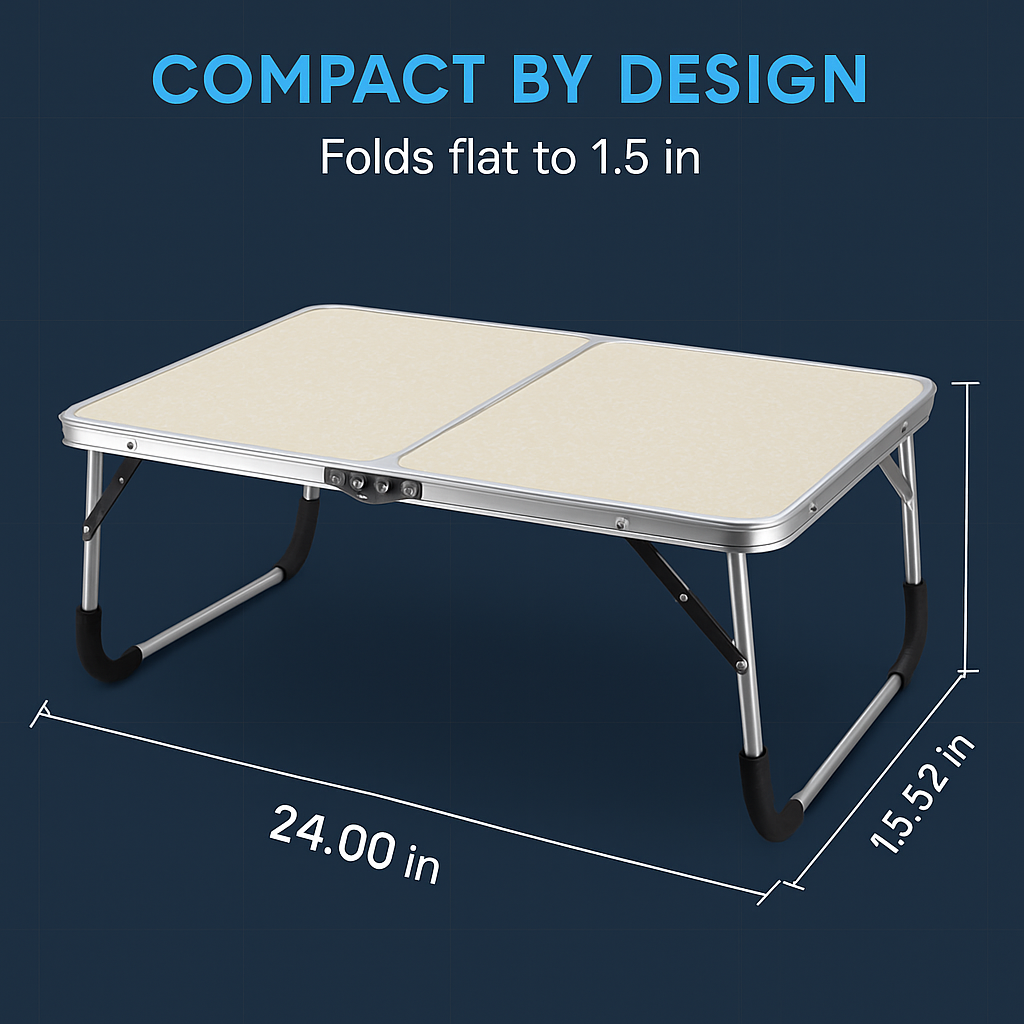Foldable Laptop Table for Bed, Sofa and Desk
