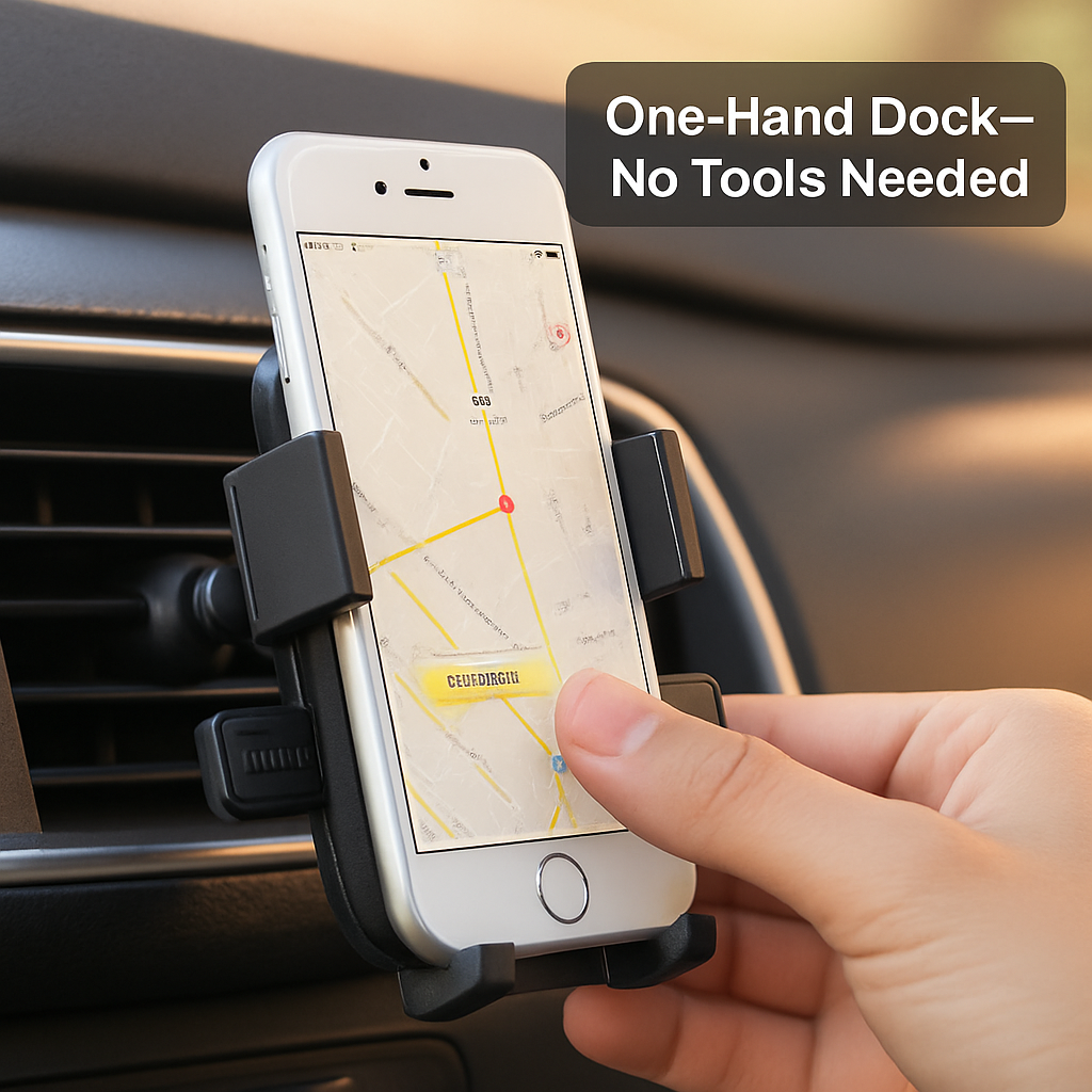 Car Phone Mount for Air Vent with Adjustable View