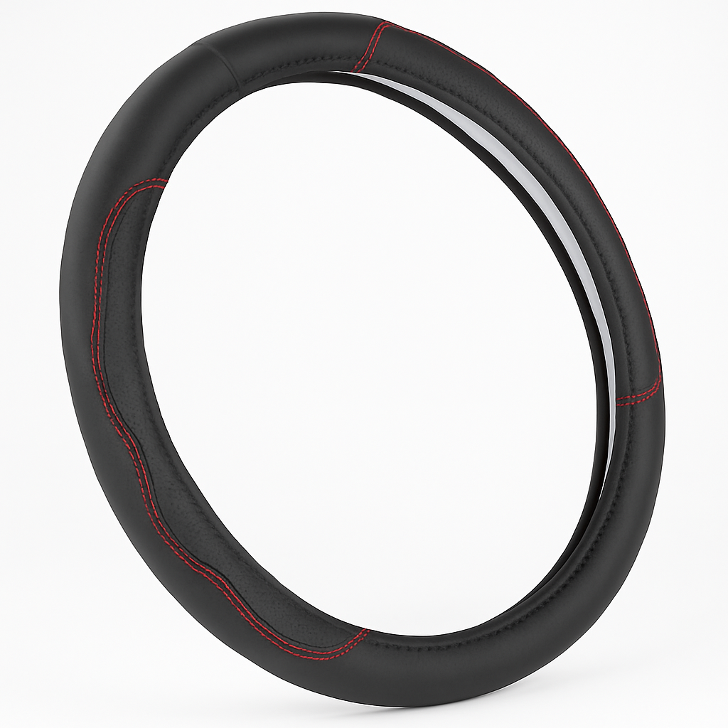 Steering Wheel Cover, Fiber Leather, Anti-Slip