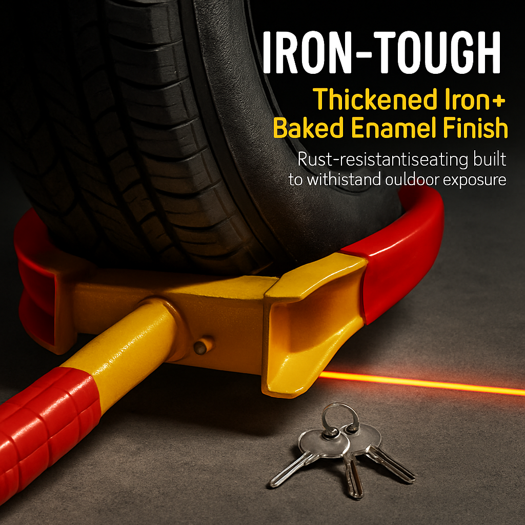 Wheel Clamp Anti-Theft Tire Lock for Cars
