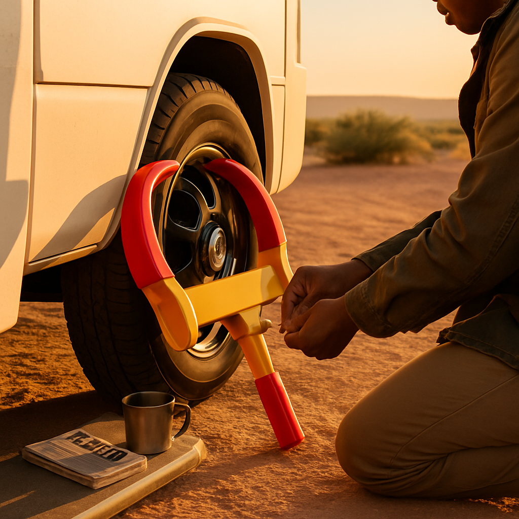 Wheel Clamp Anti-Theft Tire Lock for Cars