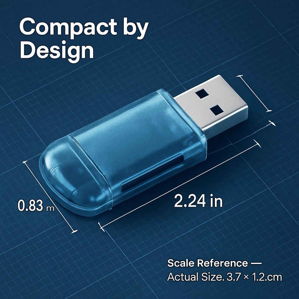 Memory Card Reader: Compact Desktop Accessory
