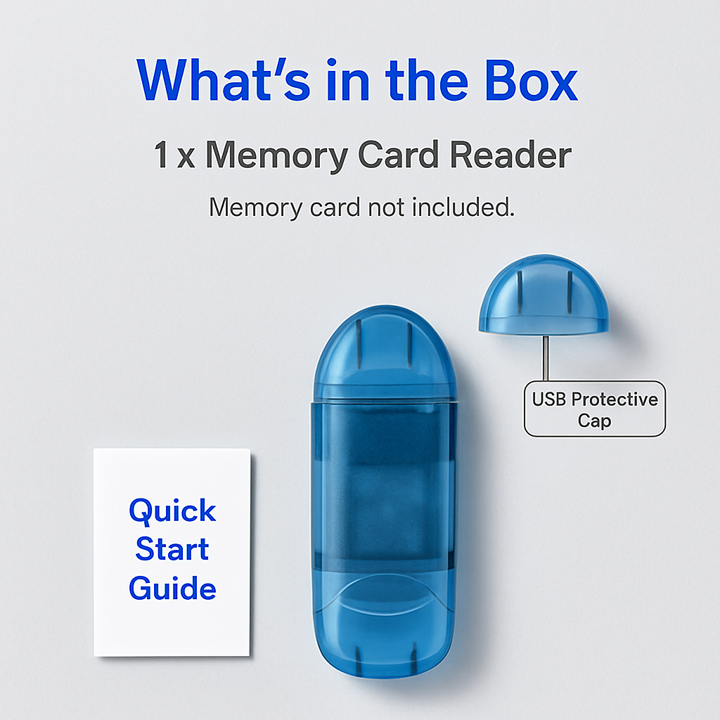 Memory Card Reader: Compact Desktop Accessory