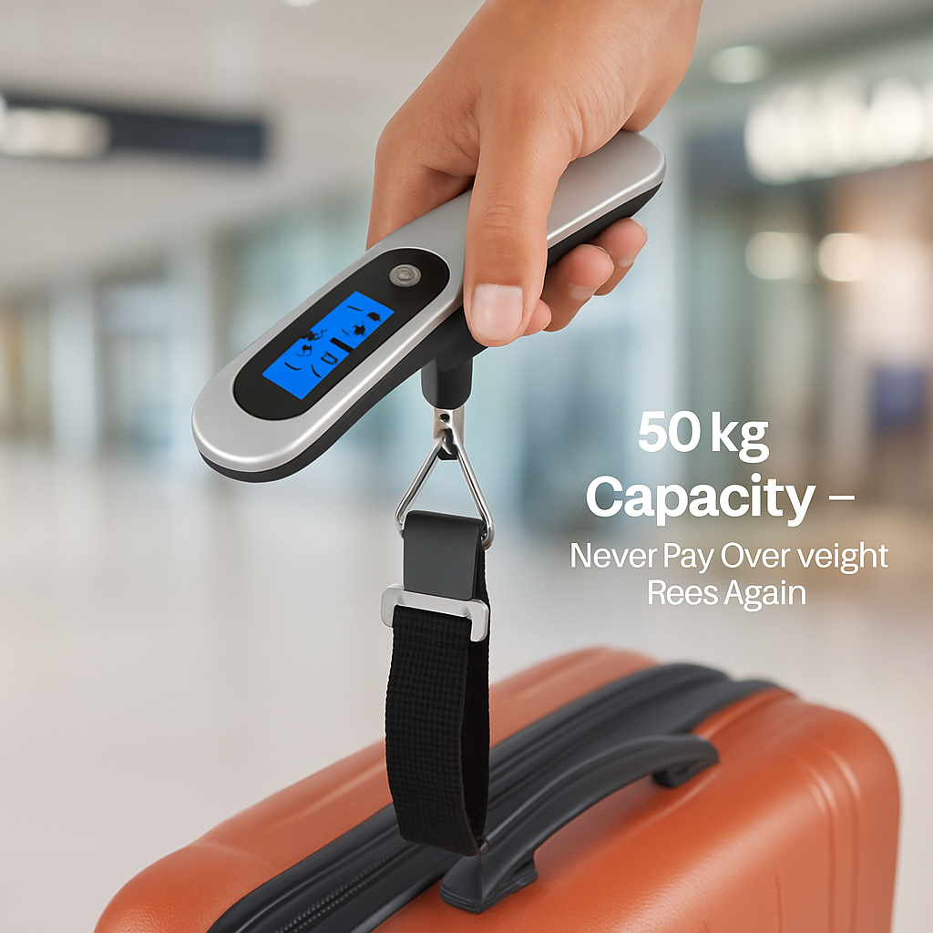 Portable Luggage Scale for Travel — Lightweight & Compact
