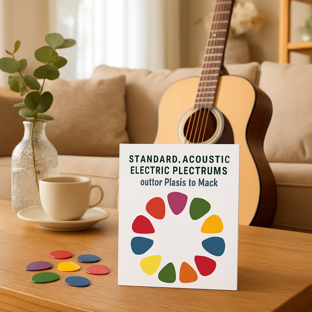 Guitar Picks Set for Acoustic & Electric Play
