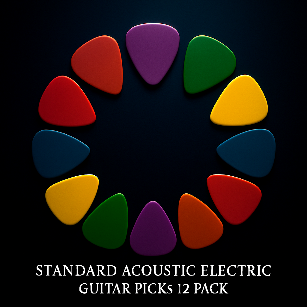 Guitar Picks Set for Acoustic & Electric Play