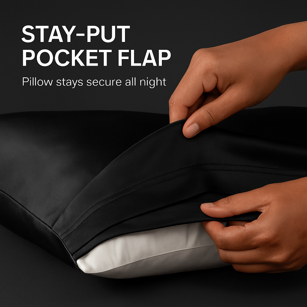 Silky Satin King Pillowcase Set for Luxurious Sleep