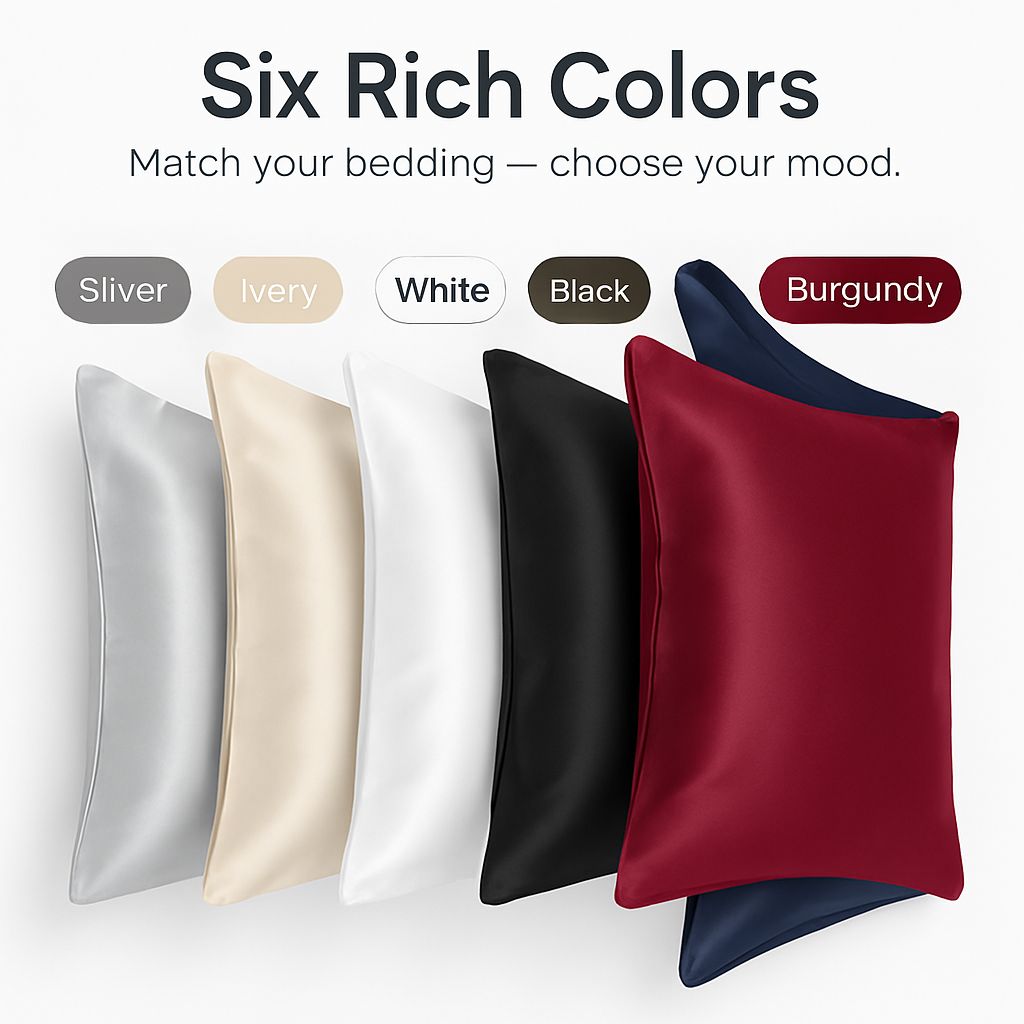 Silky Satin King Pillowcase Set for Luxurious Sleep
