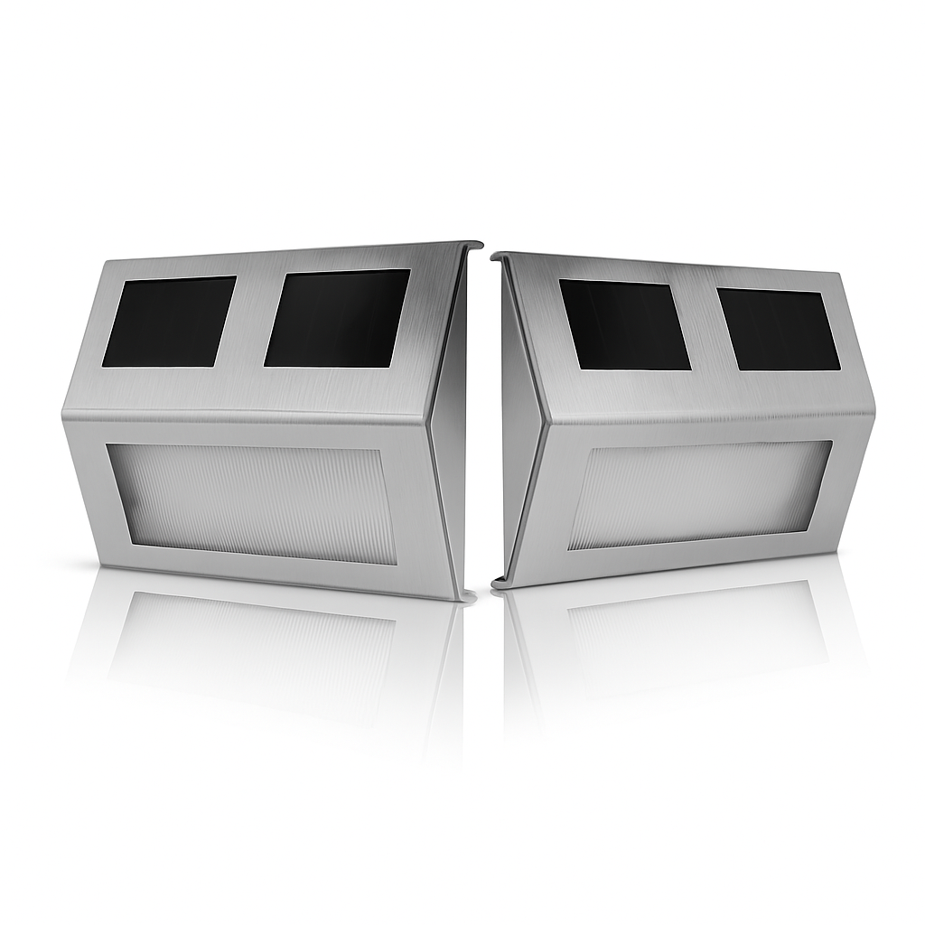 Solar LED Wall Light for Outdoor Steps Weatherproof