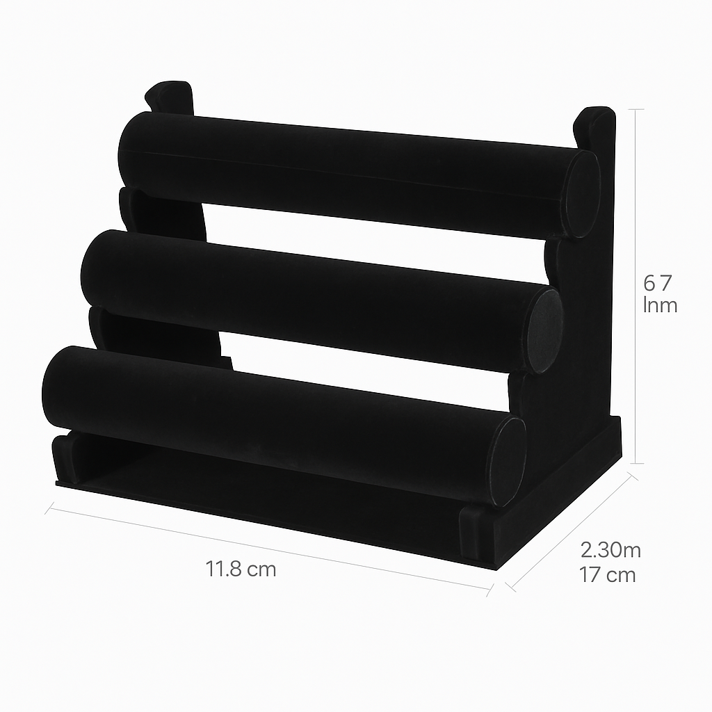 Velvet Jewelry Stand for Bracelets and Watches