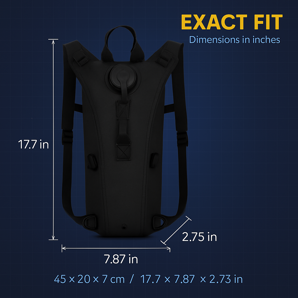 Hydration Pack Water Bladder for Hiking & Cycling