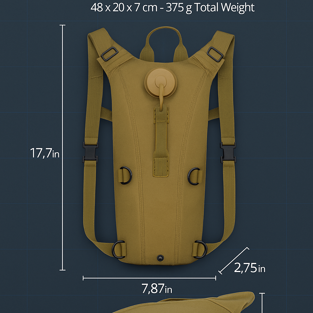 Hydration Pack Water Bladder for Hiking & Cycling