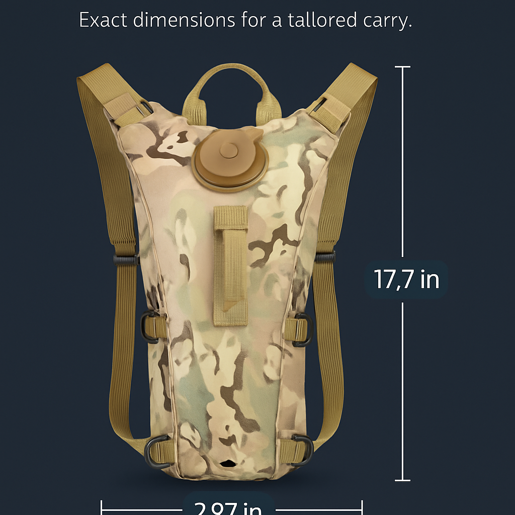 Hydration Pack Water Bladder for Hiking & Cycling