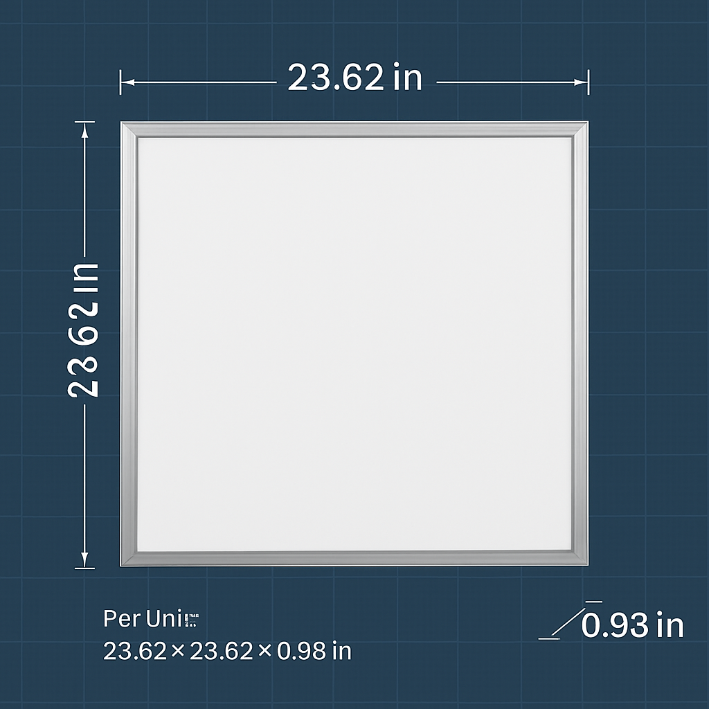 LED Panel Light for Ceiling Grids - Slim & Modern