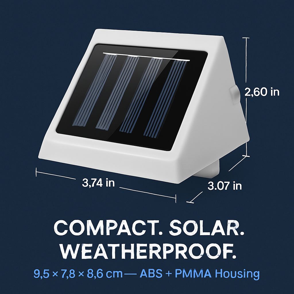Solar Stair Lights for Garden Paths and Patio