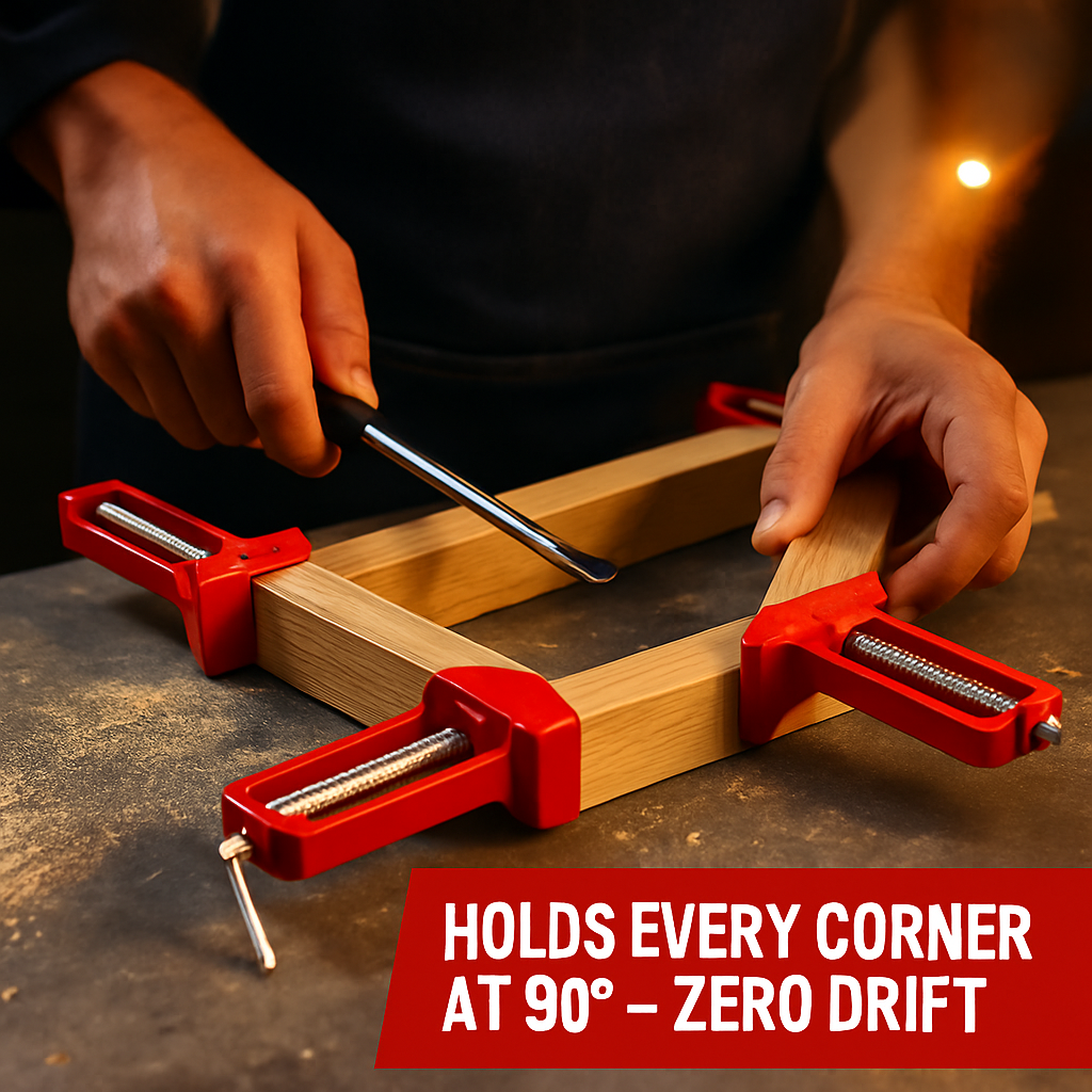 90 Degree Right Angle Corner Clamp for Woodworking