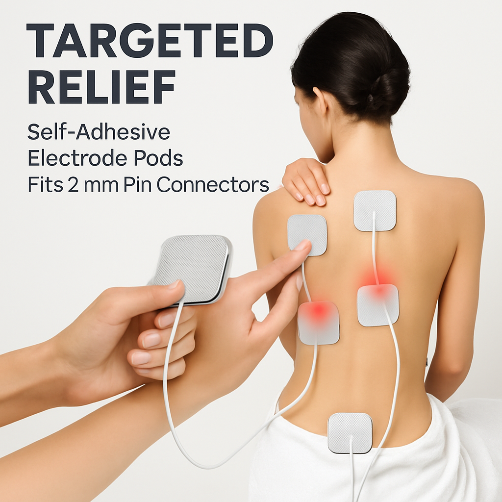 Self-Adhesive Reusable Electrode Pads for TENS/EMS