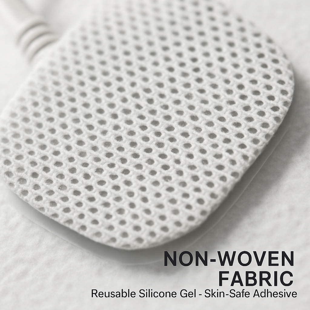 Self-Adhesive Reusable Electrode Pads for TENS/EMS