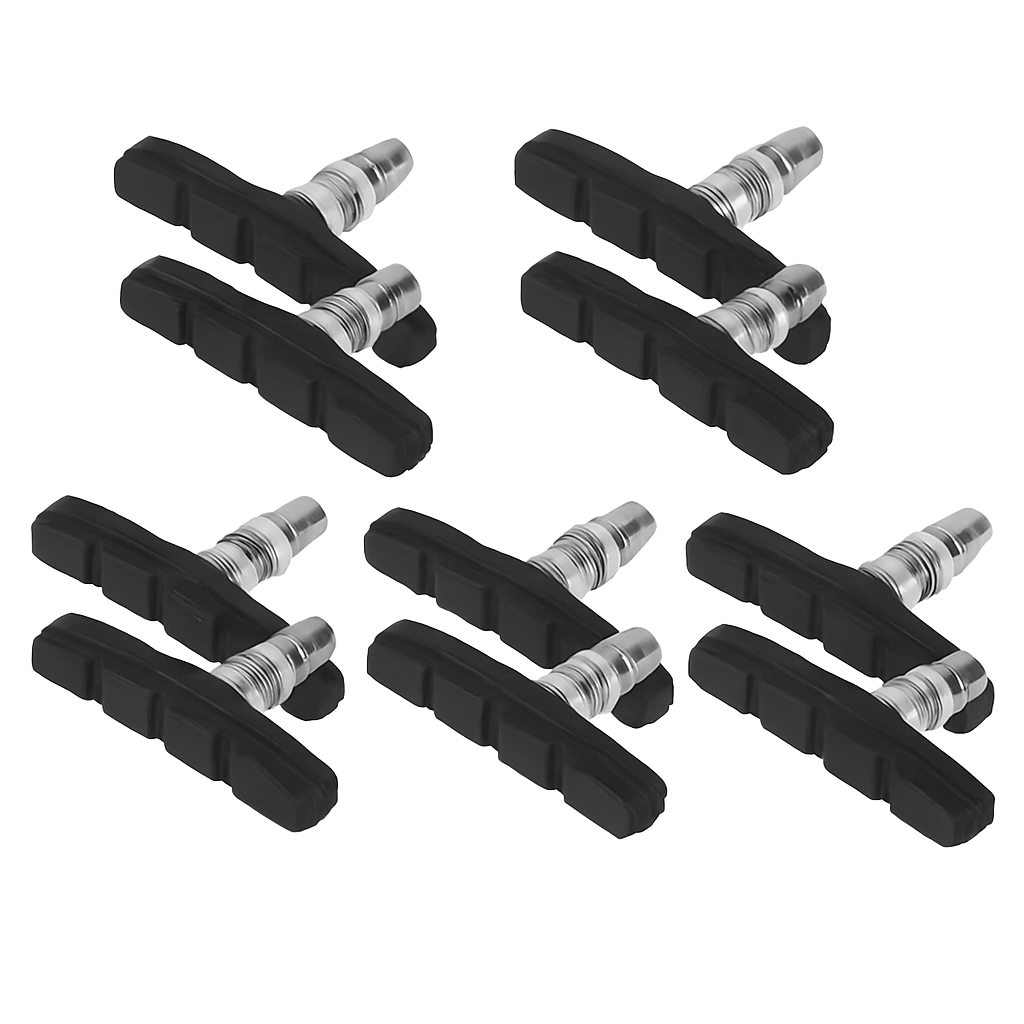 V Brake Pads for Road & Mountain Bikes - 5 Pair Set