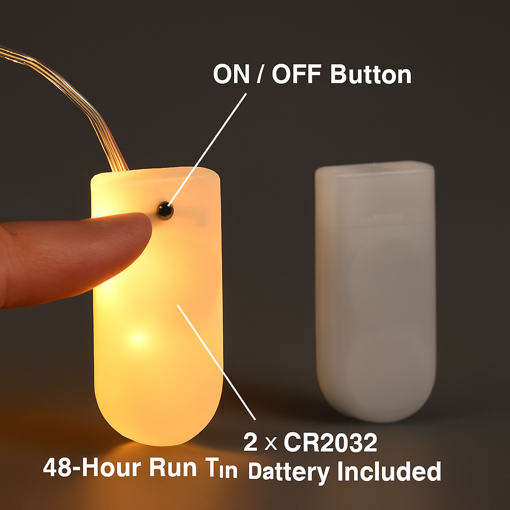 Copper-Wire String Lights for Home Decor