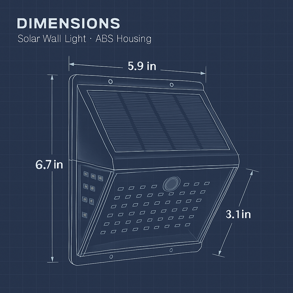 Solar Lights Wall Lamps with Motion Sensor