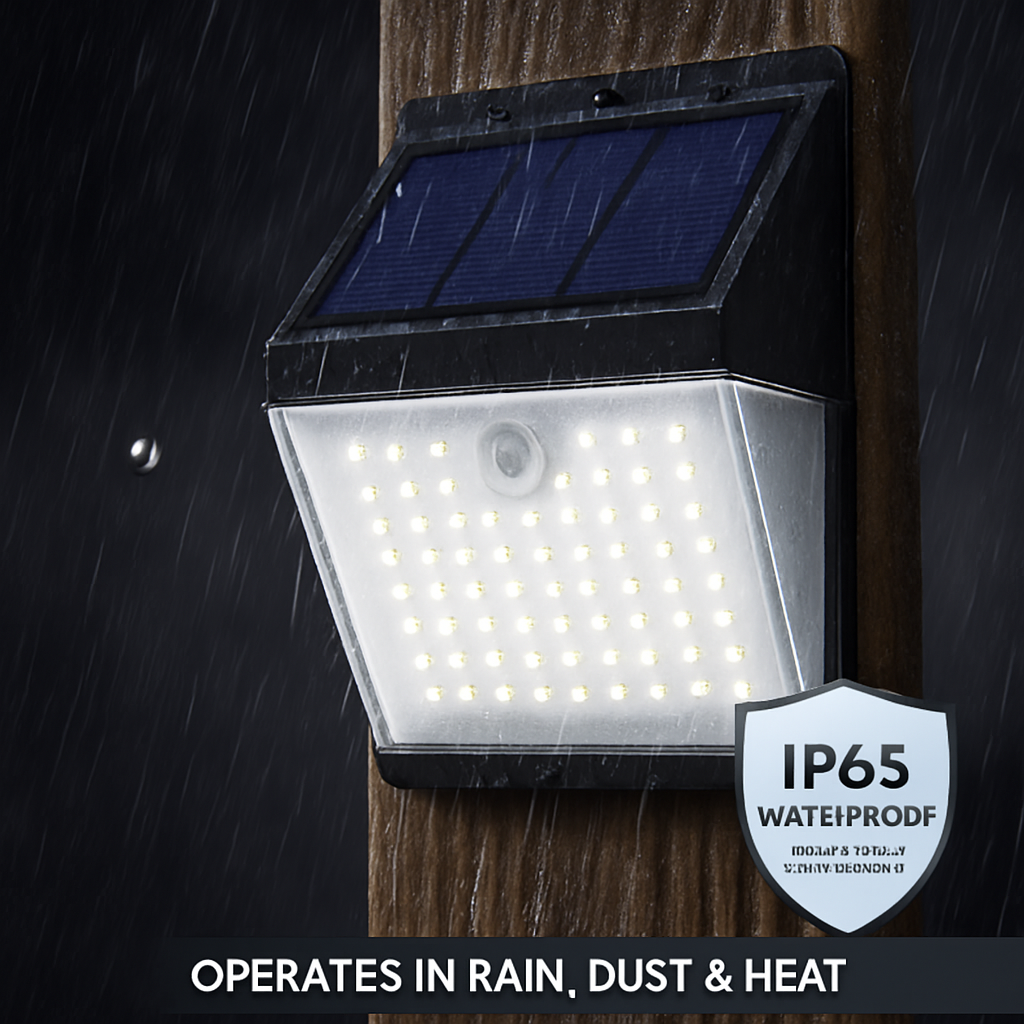 Solar Lights Wall Lamps with Motion Sensor