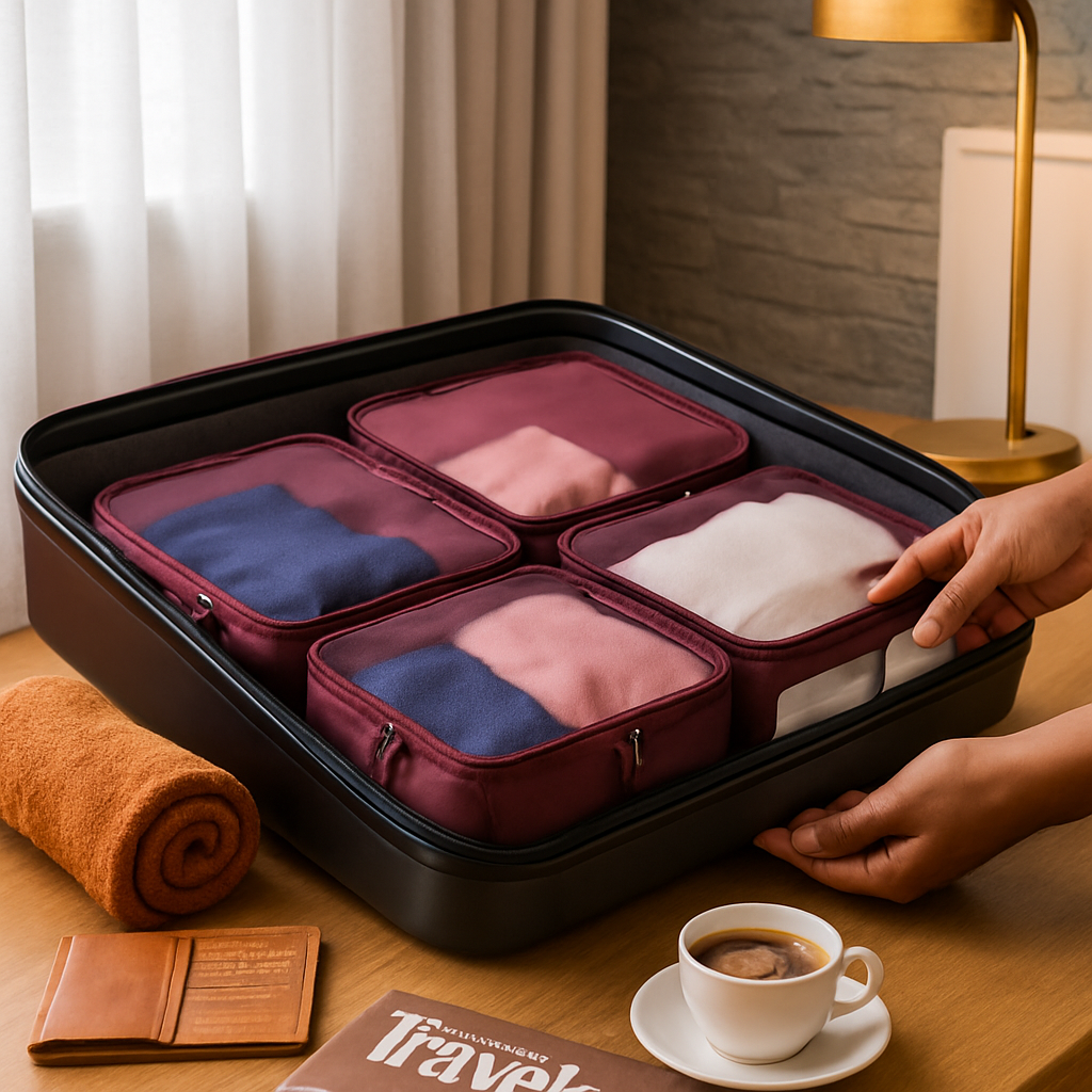 Storage Bags with Packing Cubes for Travel