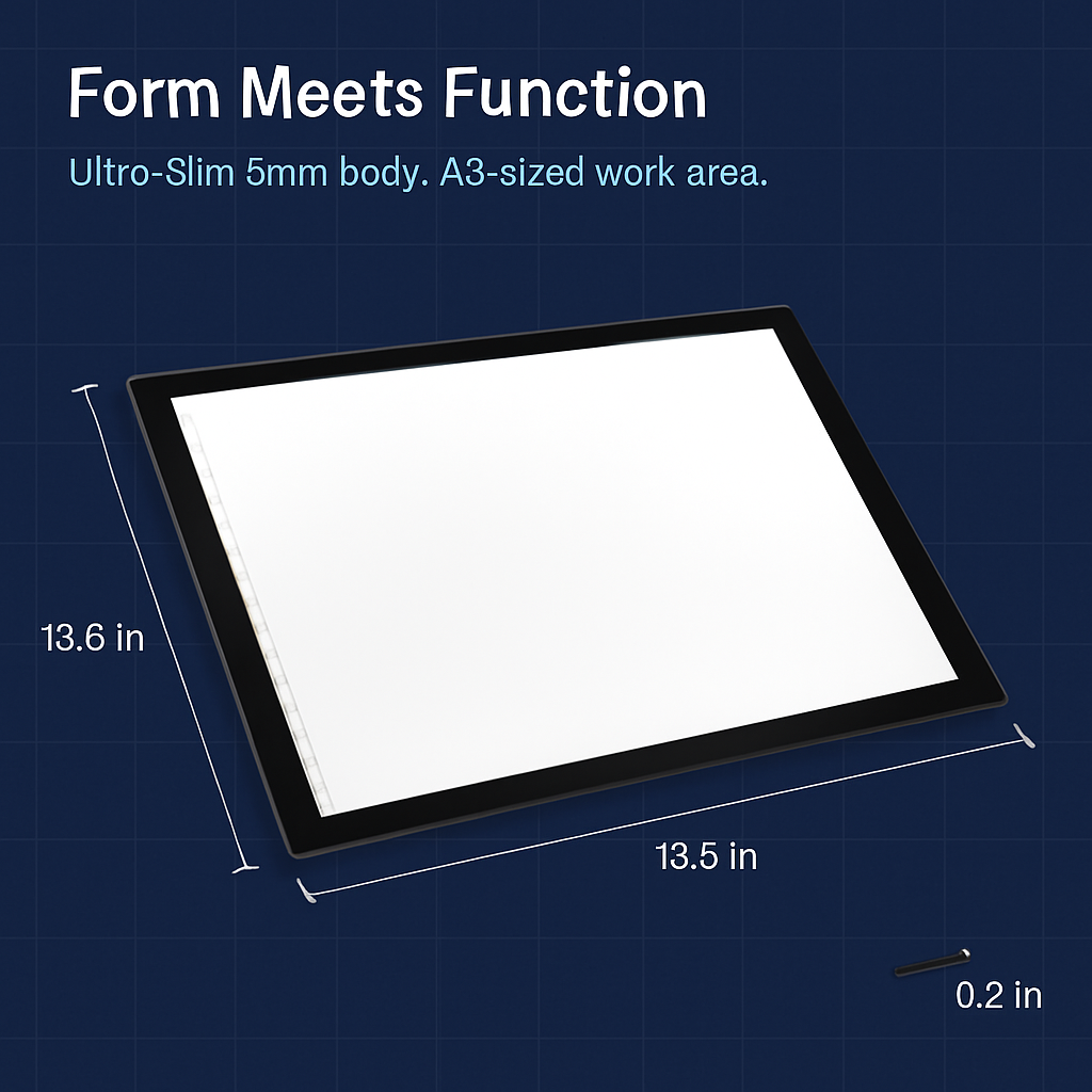 A3 Copy Board for Sketch with Adjustable Backlight