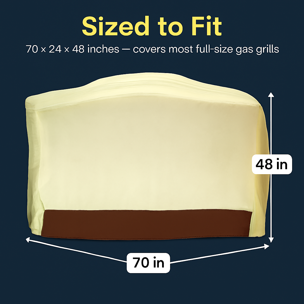 BBQ Grill Cover for Outdoor Use - All-Weather