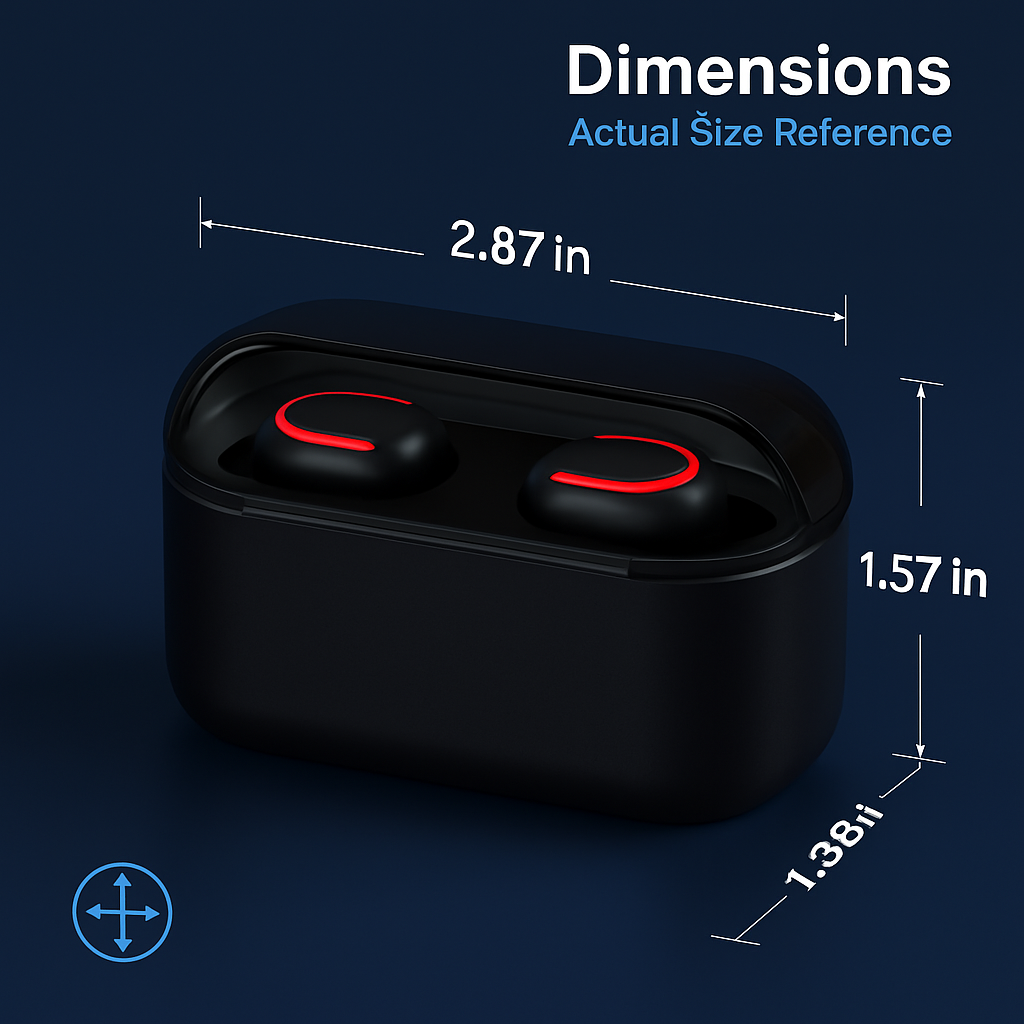 TWS Earbuds with Mic for Dual-Mode Stereo