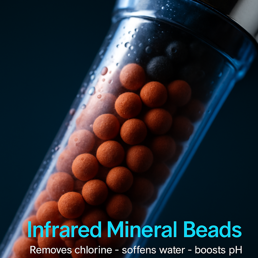 Ionic Filtration Shower Head for Spa-Quality Purification