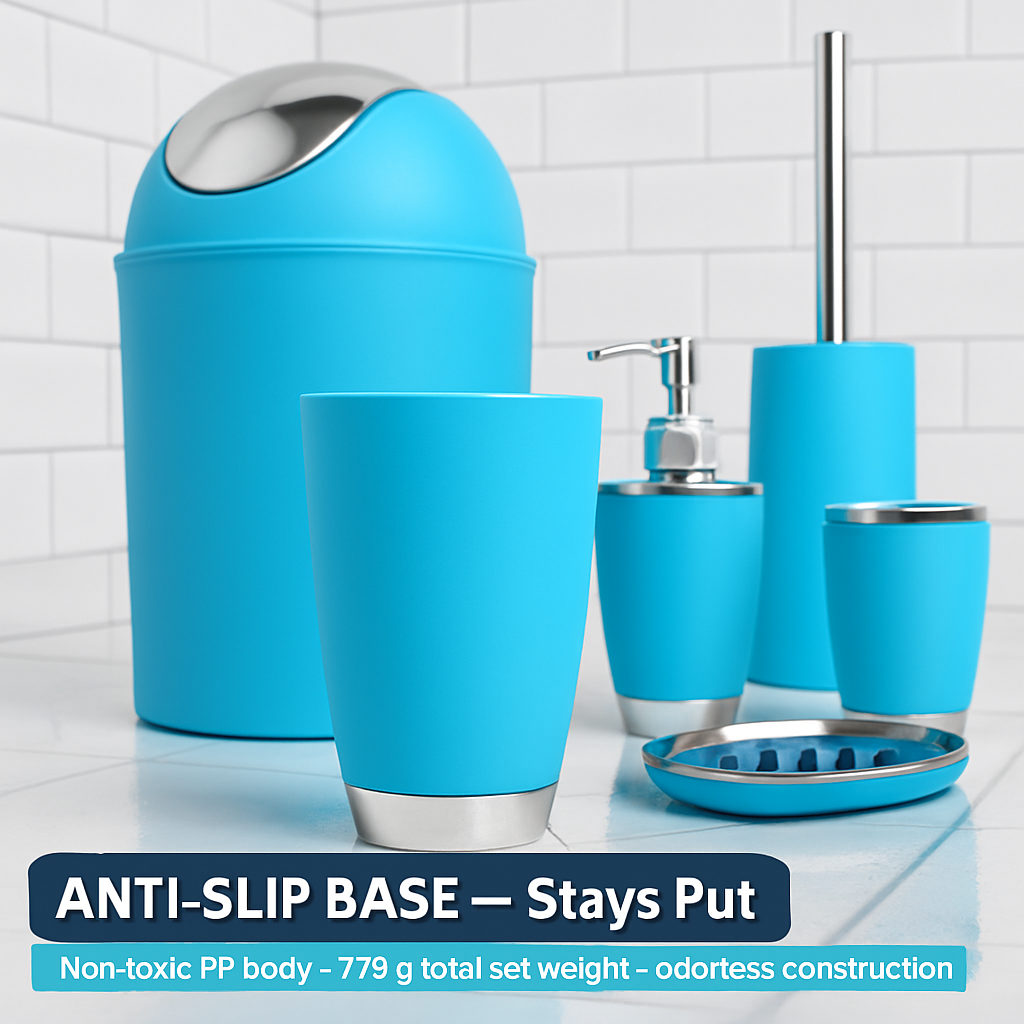 Bathroom Accessories Set for Modern Home Organization