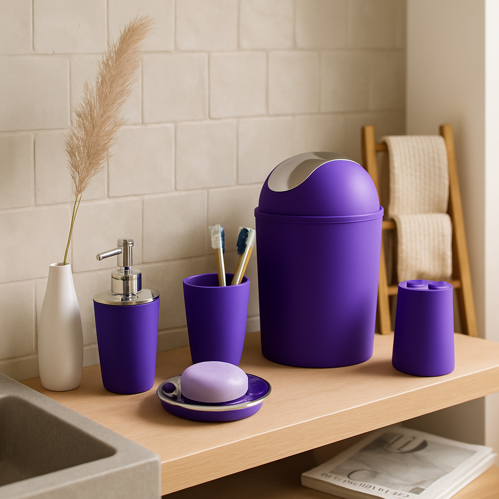 Bathroom Accessories Set for Modern Home Organization