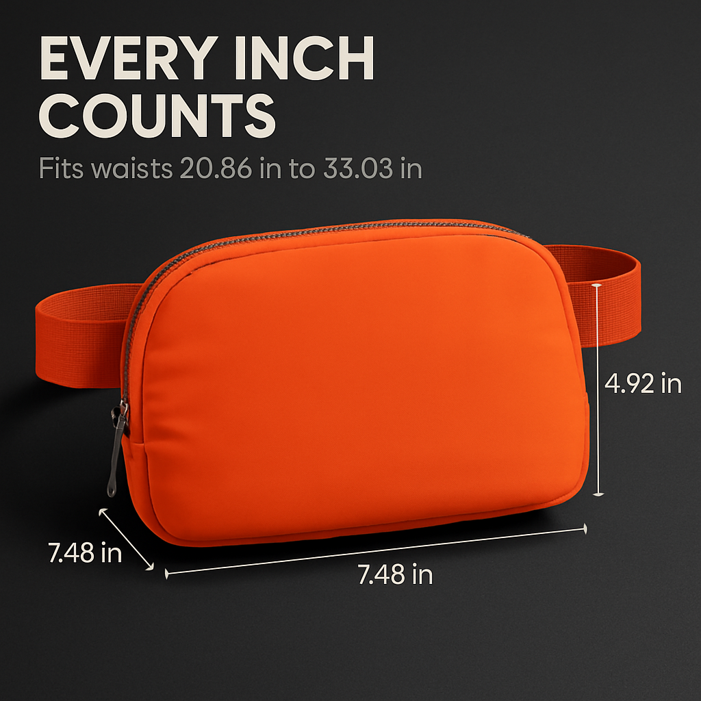 Sport Fanny Pack Unisex Waist Pouch Belt Bag Purse Chest Bag