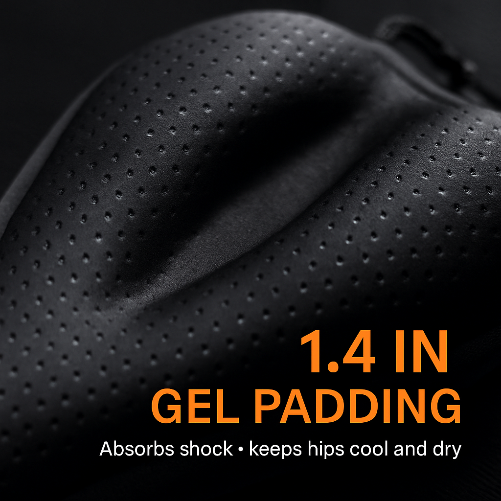 Bike Seat Anti-Slip Gel Cushion for Narrow Seats