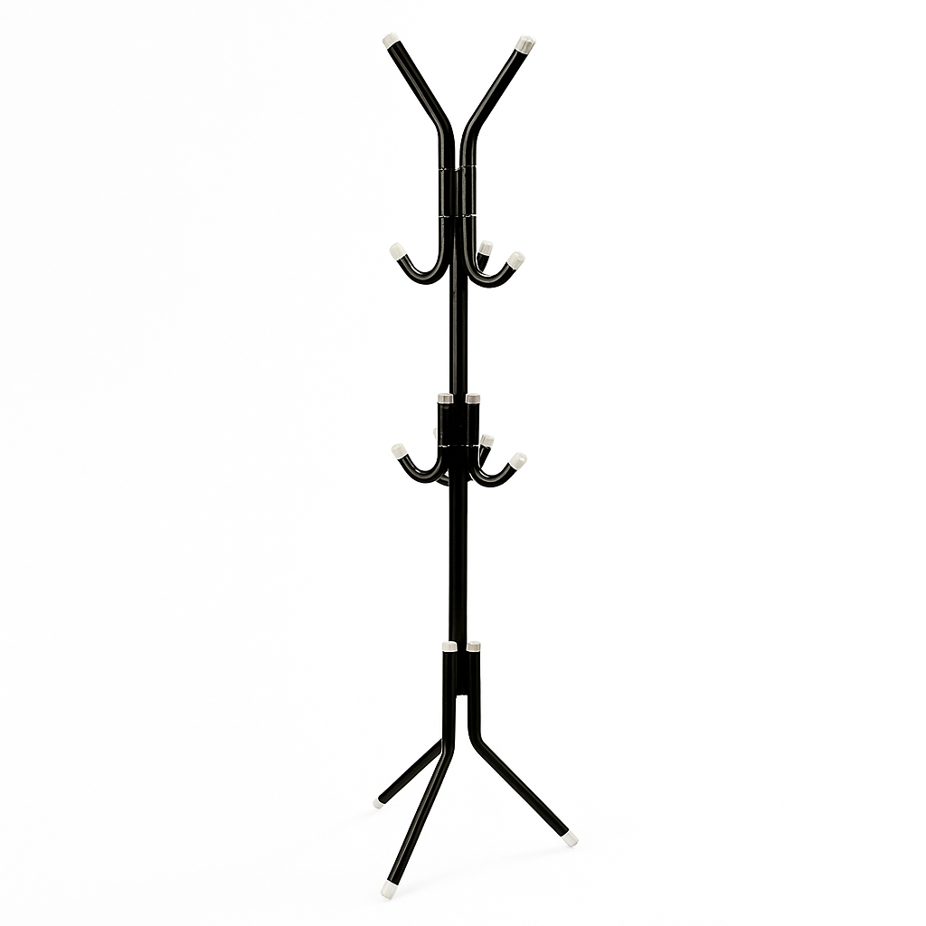 Coat Rack Organizer - Multi-Hook Standing Coat Rack