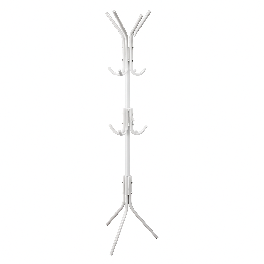 Coat Rack Organizer - Multi-Hook Standing Coat Rack