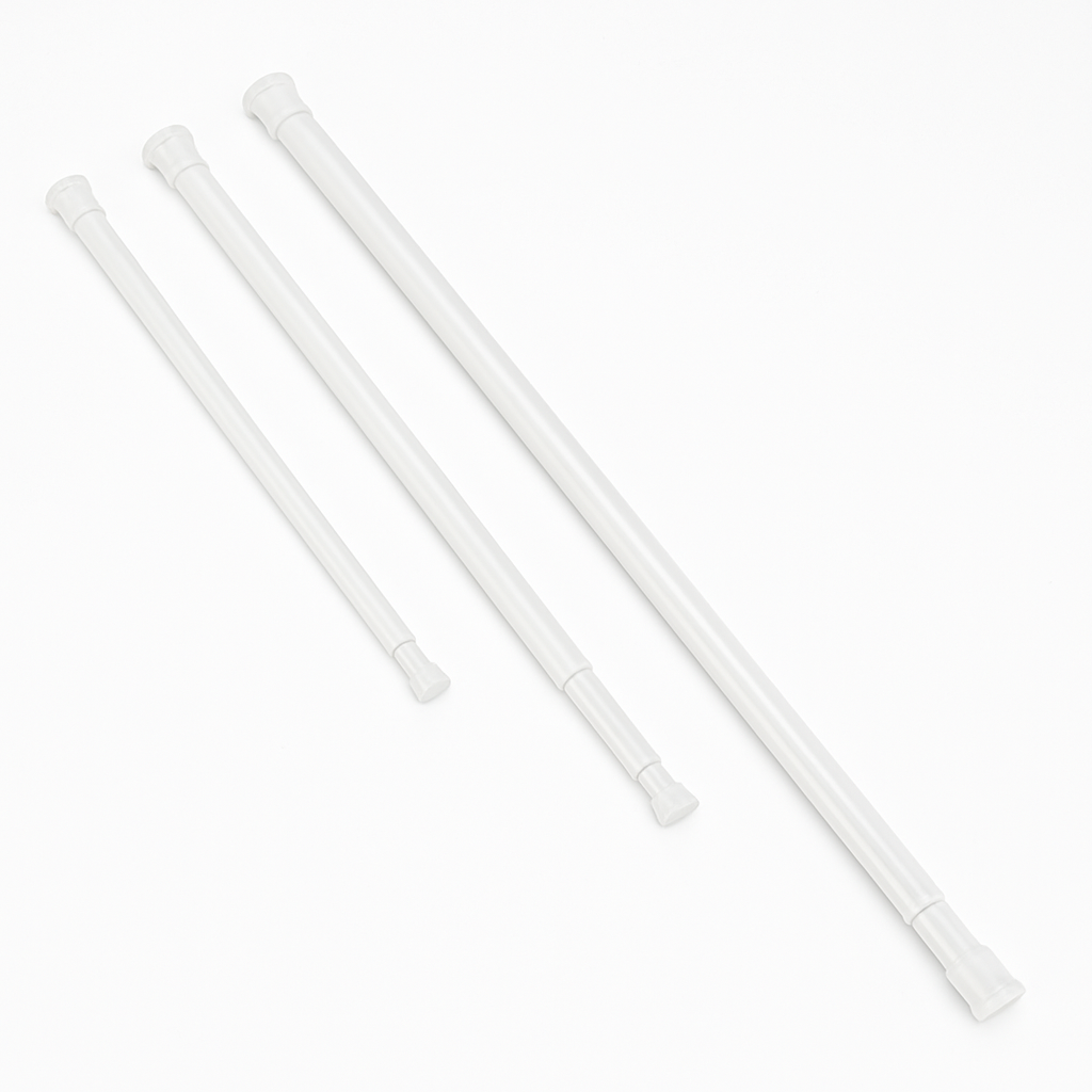 Tension Curtain Rod Extendable for Easy Home Use