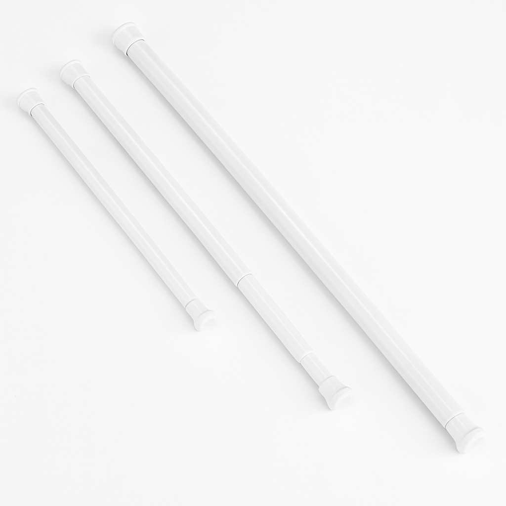 Tension Curtain Rod Extendable for Easy Home Use