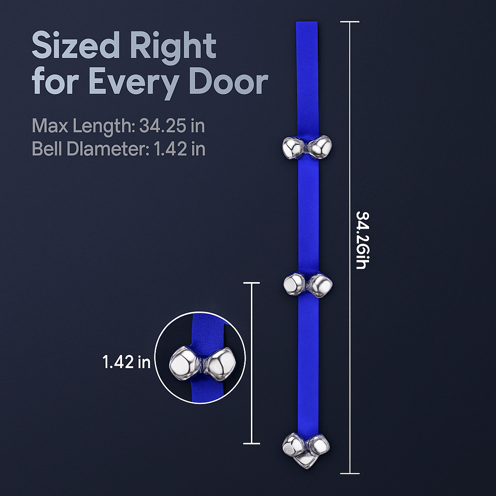 Dog Doorbells for Potty Training — Adjustable Bells