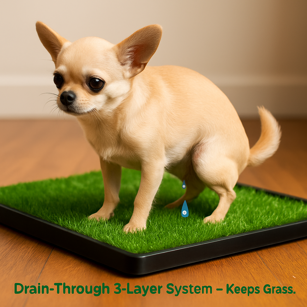 Potty Training Grass Pad for Indoor & Outdoor Use