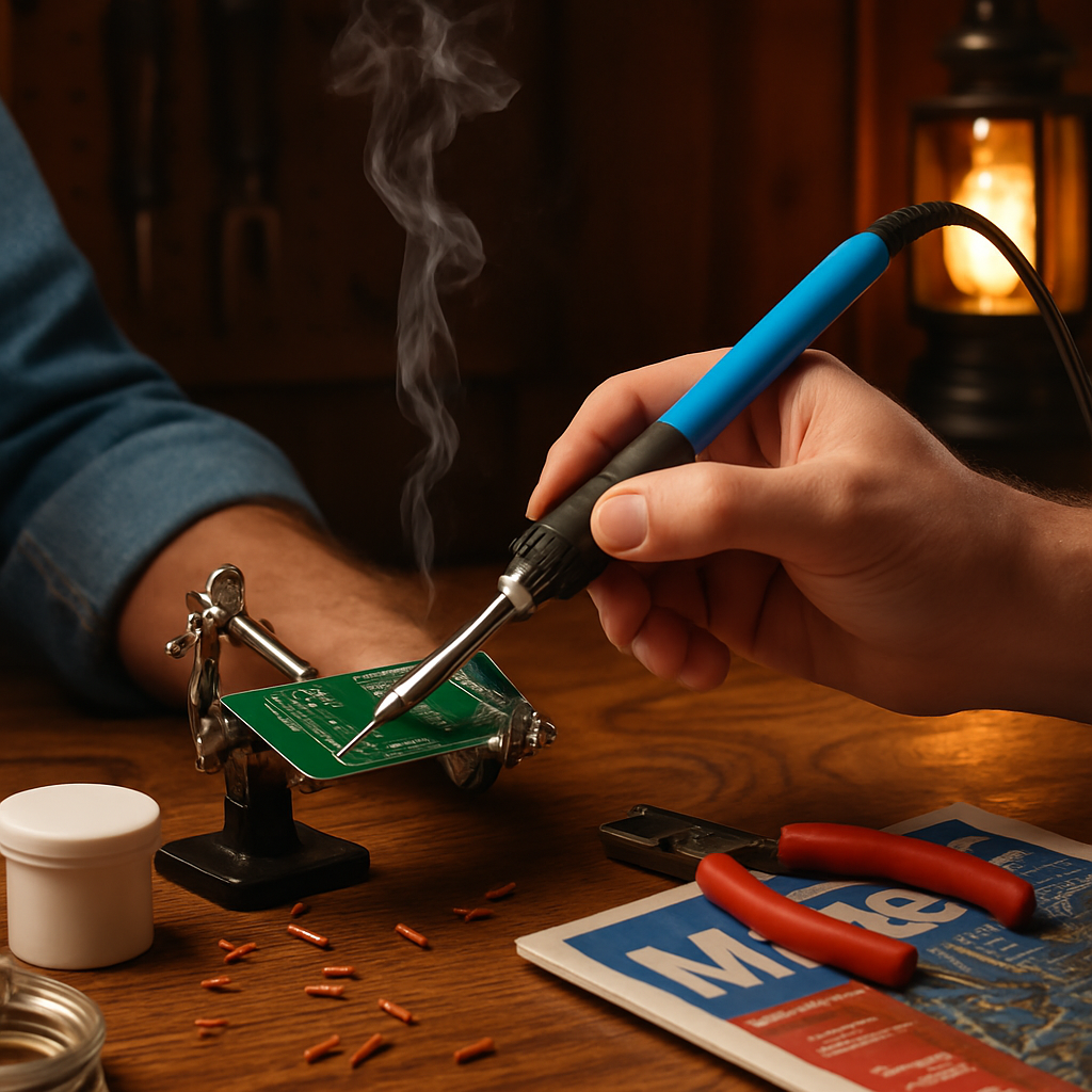 Soldering Iron with Adjustable Temperature