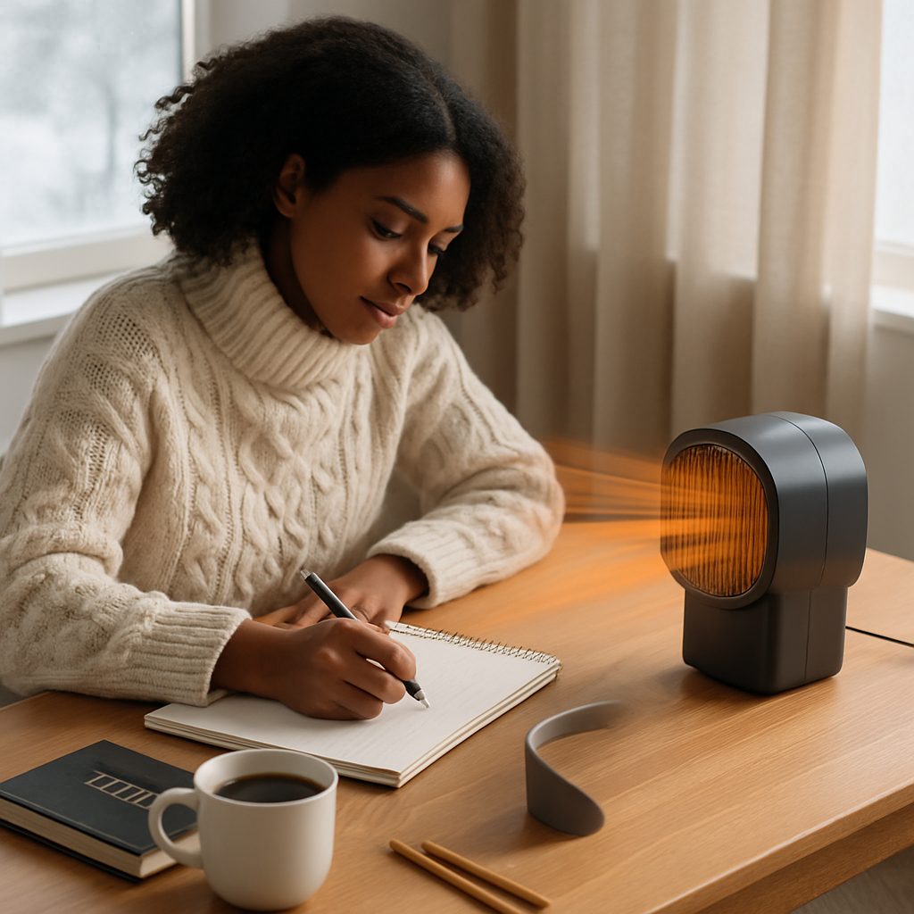 Compact Space Heater for Small Rooms and Home Office