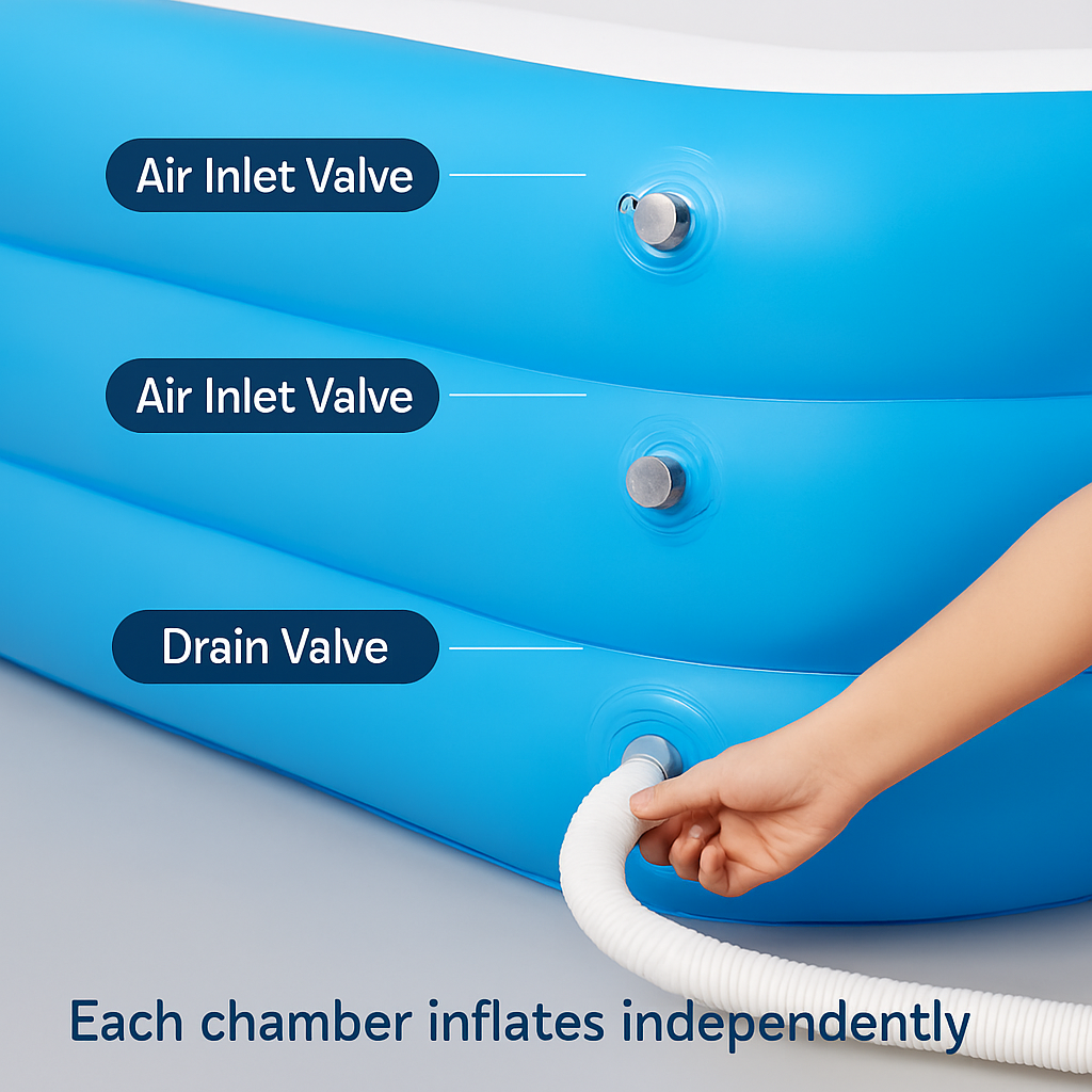 Inflatable Swimming Pool for Family Fun and Kids