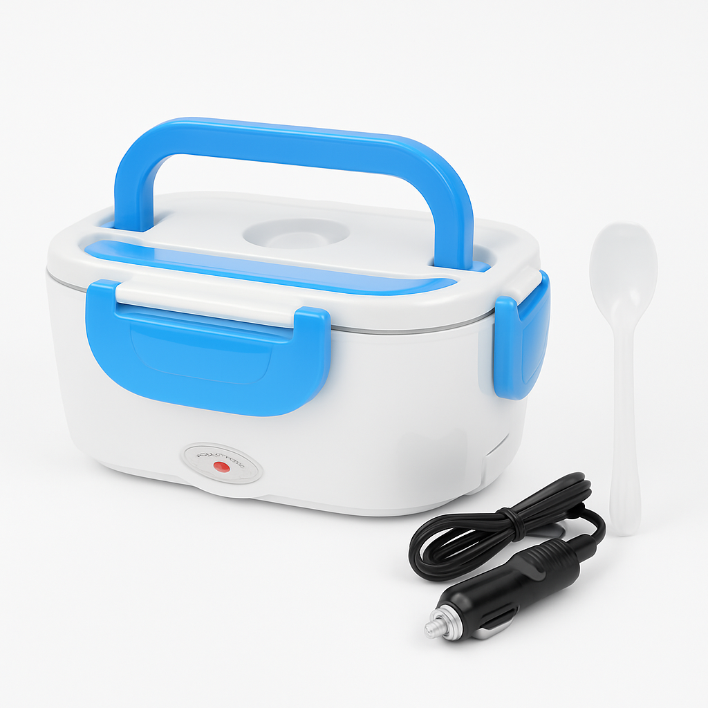 Electric Heated Lunch Box with Dual Trays