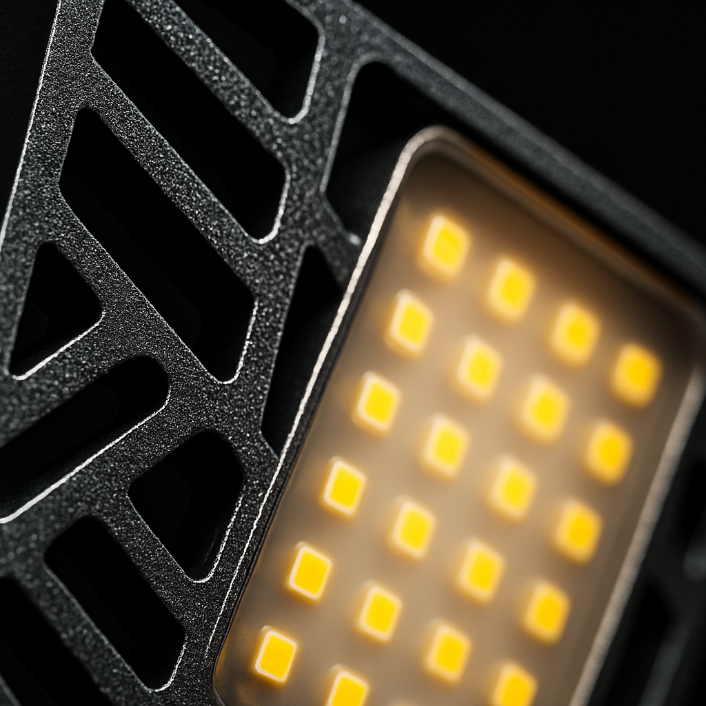 Deformable LED Garage Light with Adjustable Heads