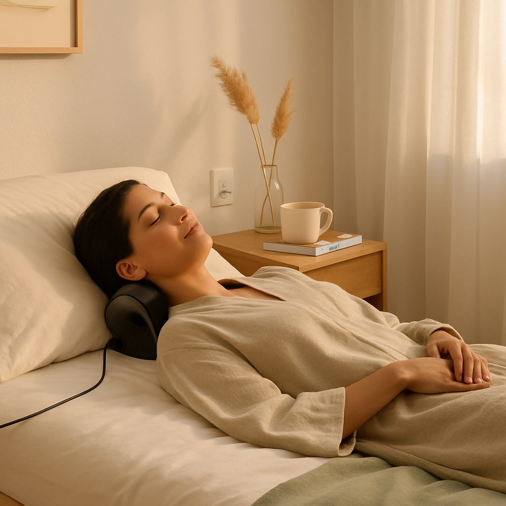 Heated Neck Stretcher with Graphene Heating Pad